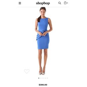 NWT Alice + Olivia “Spelling Peplum” Dress
